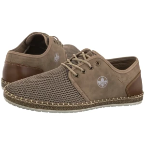 Półbuty Beżowe B5249-64 (RI95-b) Rieker