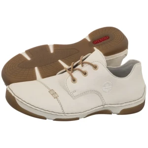 Półbuty Białe 55920-80 White (RI350-a) Rieker