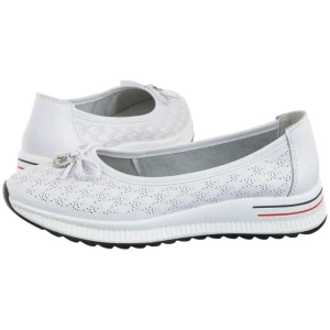 Półbuty Białe DP6718/25 WH (FO146-a) Filippo