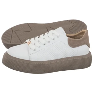 Półbuty Białe DP7502/26 WH (FO214-a) Filippo