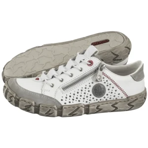 Półbuty Białe L0355-80 White (RI239-a) Rieker