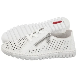 Półbuty Białe M2300-80 White (RI362-a) Rieker