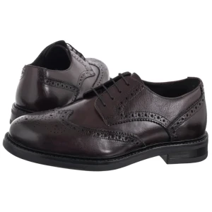 Półbuty Bordowe 10278-55 (WO338-b) Wojas