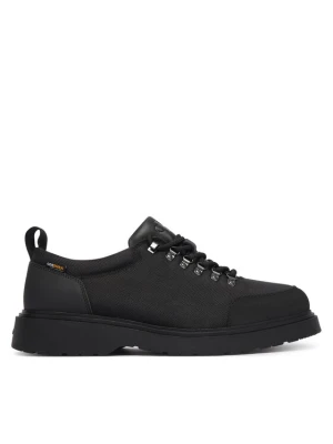 Półbuty Calvin Klein Combat Hiking Shoe Mix Mat Wl HM0HM02248 Czarny