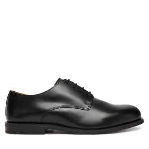 Półbuty Calvin Klein Ess Rubber Derby Lth HM0HM02056 Czarny