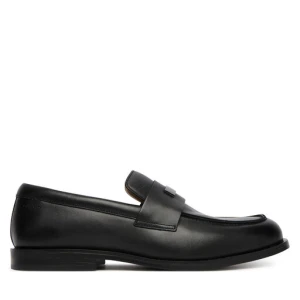 Półbuty Calvin Klein Ess Rubber Loafer Hw Plaq Va Lth HM0HM02177 Czarny