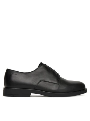 Półbuty Calvin Klein Flex Dress Derby 4Holes Lth HM0HM01895 Czarny