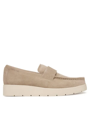 Półbuty Calvin Klein Hybrid City Lug Band Loafer Su HM0HM02257 Kremowy