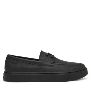 Półbuty Calvin Klein Hybrid Clean Boat Shoe Lth HM0HM02233 Czarny