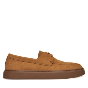 Półbuty Calvin Klein Hybrid Lace Up Boat Nu HM0HM01892 Brązowy