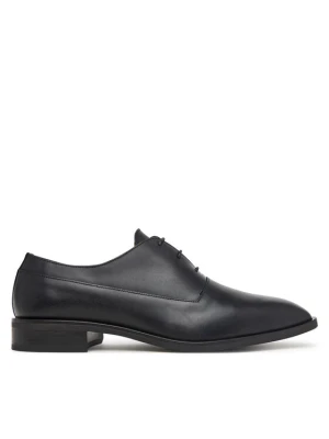 Półbuty Calvin Klein Slim Ess Oxford Lth HM0HM02274 Czarny
