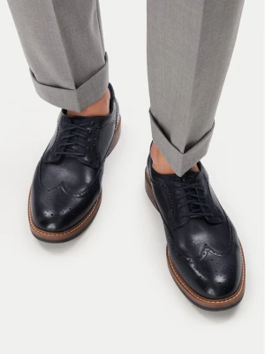 Półbuty Clarks Aldwin2 Limit 26320108 Granatowy