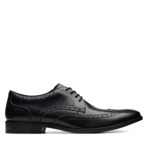 Półbuty Clarks Brandon Limit 26178490 Czarny