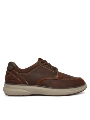 Półbuty Clarks Mullan Moc 26184427 Brązowy