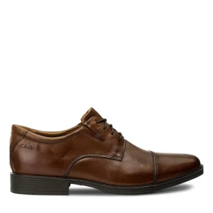 Półbuty Clarks Tilden Cap 261300967 Brązowy
