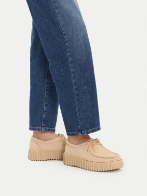 Półbuty Clarks Torhill Bee 26181191 Écru Kremowy