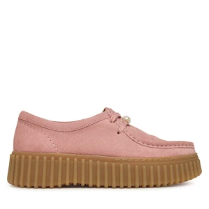 Półbuty Clarks Torhill Bee 26184585 Różowy