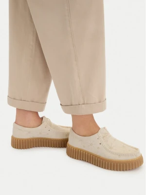Półbuty Clarks Torhill Bee 26186297 Écru Kremowy