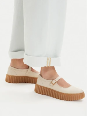 Półbuty Clarks Torhill Jane 26186305 Écru Kremowy
