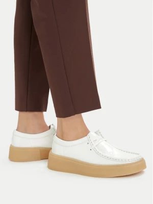 Półbuty Clarks Torview W 26186673 Biały