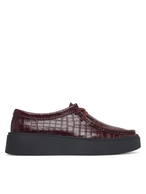 Półbuty Clarks Torview W 26328105 Bordowy