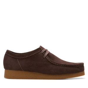 Półbuty Clarks Wallabee EVO 26178279 Brązowy