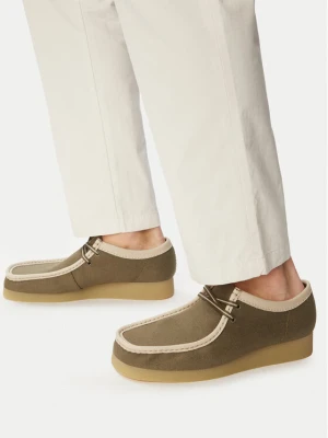 Półbuty Clarks Wallabee EVO 26186172 Zielony