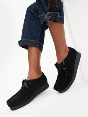 Półbuty Clarks Wallabee Evo Sh 26174746 Czarny