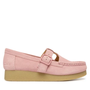 Półbuty Clarks WallabeeEVOBar 26184614 Różowy