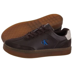 Półbuty Classic Cupsole Laceup Wt Mix Bordeaux/Chateau YM0YM01429 0KY (CK689-a) Calvin Klein