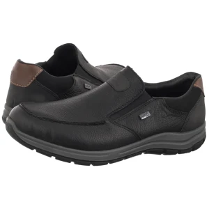 Półbuty Czarne 03651-00 Black (RI410-a) Rieker