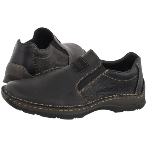 Półbuty Czarne 05370-00 Black (RI414-a) Rieker