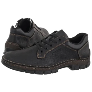 Półbuty Czarne 12204-00 Black (RI415-a) Rieker