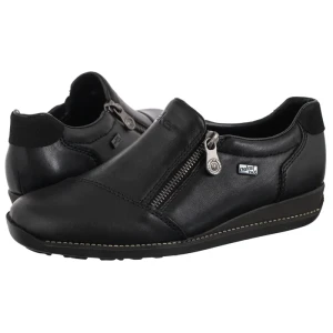 Półbuty Czarne 44265-00 Black (RI292-a) Rieker