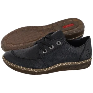Półbuty Czarny N2402-00 Black (RI352-a) Rieker