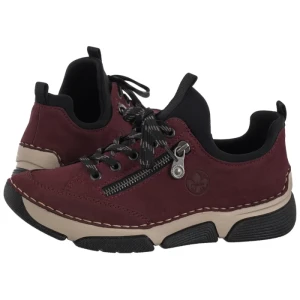Półbuty Czerwone 45973-36 Red (RI186-c) Rieker