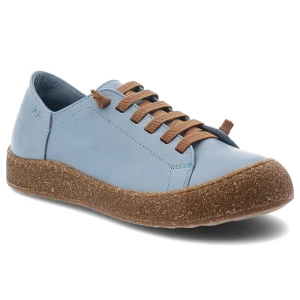 Półbuty damskie Ravini, ze skóry naturalnej licowej cholewka sznurowanie wygodna podeszwa casual, niebieskie, 1301