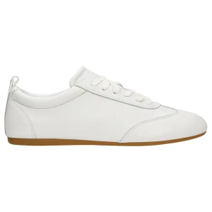 Białe sneakersy damskie ze skóry licowej 46347-59 Wojas