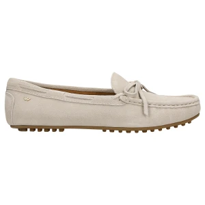 Beżowe mokasyny damskie z wypustkami na podeszwie 46270-64 Wojas