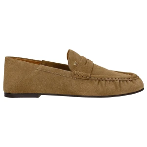 Brązowe mokasyny damskie z dwoiny 46380-63 Wojas