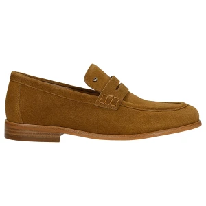Brązowe mokasyny damskie penny loafers 46392-63 Wojas