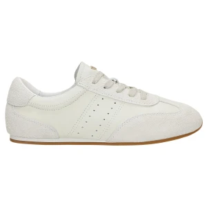 Jasnobezowe trampki damskie na niskiej podeszwie 46386-74 Wojas