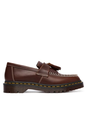 Półbuty Dr. Martens DM42849200 Bordowy