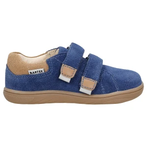 Granatowo brązowe barefooty z odblaskami Bartek 86003-66