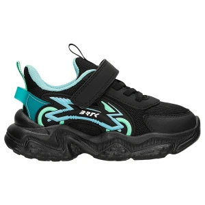 Sportowe sneakersy chłopięce z siateczkowa cholewka i futurystycznymi detalami Bartek 87022-17