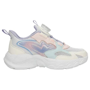 Pastelowe dziewczęce sneakersy z zapięciem na pokretlo Bartek 87018-17