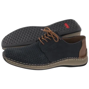 Półbuty Granatowe 05226-14 Blue (RI20-b) Rieker