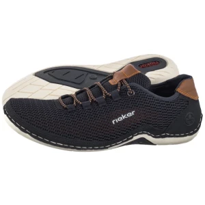 Półbuty Granatowe 07555-14 Blue (RI263-a) Rieker