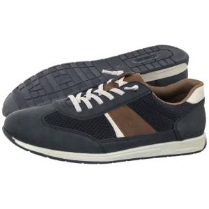 Półbuty Granatowe 11960-14 Blue (RI369-a) Rieker