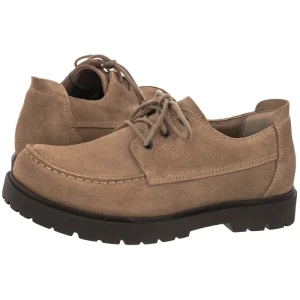 Półbuty Highwood Moc Lace Low Suede Gray Taupe 1031884 (BK406-a) Birkenstock
